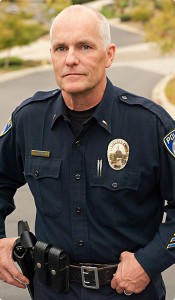 Author Neal Griffin in his police lieutenant uniform